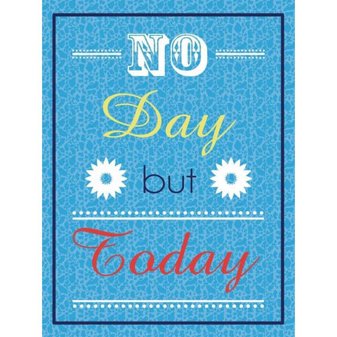 No Day Gold Ornate Wood Framed Art Print with Double Matting by Gibbons, Lauren