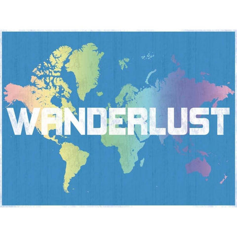 Wanderlust Black Modern Wood Framed Art Print by Gibbons, Lauren