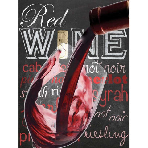 Wine Glass White Modern Wood Framed Art Print by Gibbons, Lauren