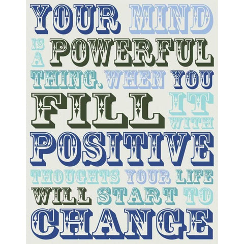 Your Mind Black Modern Wood Framed Art Print by Gibbons, Lauren