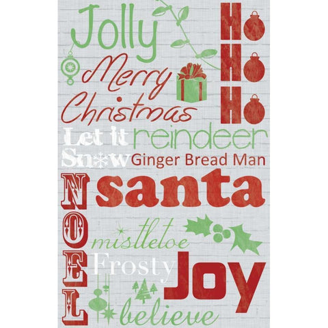 Jolly 2 White Modern Wood Framed Art Print by Gibbons, Lauren