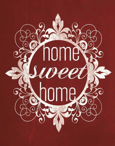 Red Chalk Home White Modern Wood Framed Art Print with Double Matting by Gibbons, Lauren