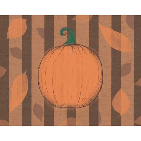 Fall Black Modern Wood Framed Art Print by Gibbons, Lauren