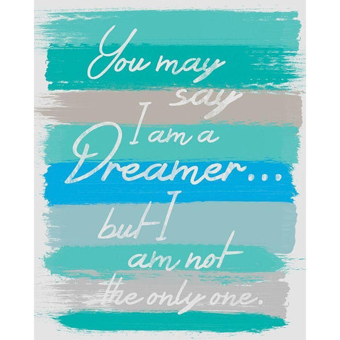 Dreamer White Modern Wood Framed Art Print by Gibbons, Lauren