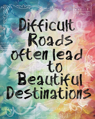 Beautiful Destinations Black Ornate Wood Framed Art Print with Double Matting by Gibbons, Lauren