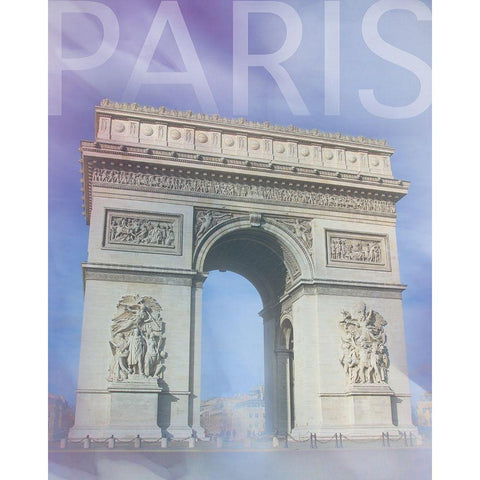 Paris 2b White Modern Wood Framed Art Print by Gibbons, Lauren