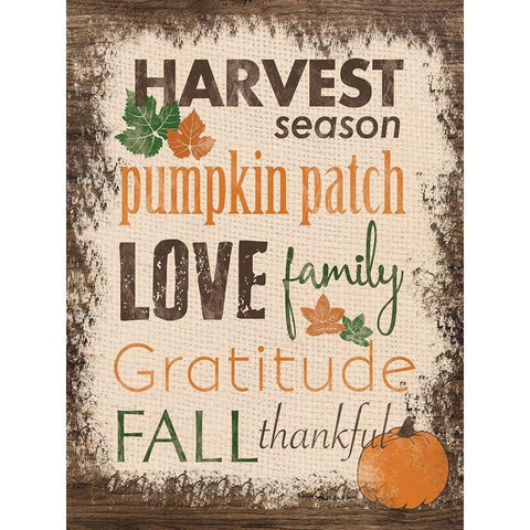 Harvest Time Black Modern Wood Framed Art Print with Double Matting by Gibbons, Lauren