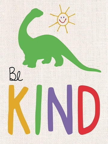 Be Kind Black Ornate Wood Framed Art Print with Double Matting by Gibbons, Lauren