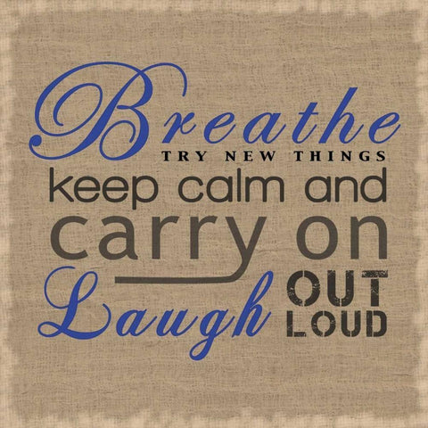 Breathe 2 Black Modern Wood Framed Art Print by Gibbons, Lauren