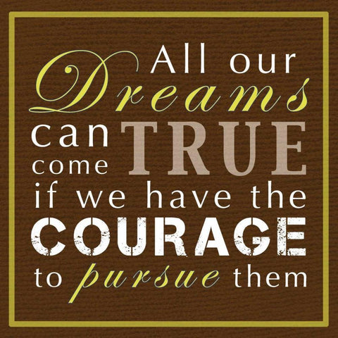 Dreams Can Come True Gold Ornate Wood Framed Art Print with Double Matting by Gibbons, Lauren
