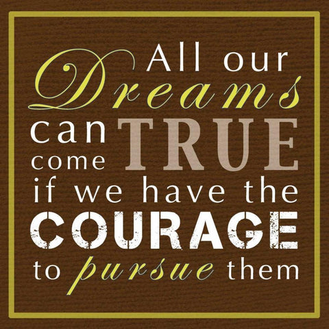Dreams Can Come True White Modern Wood Framed Art Print with Double Matting by Gibbons, Lauren
