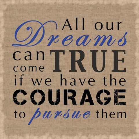 All Our Dreams Gold Ornate Wood Framed Art Print with Double Matting by Gibbons, Lauren