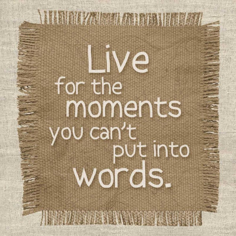 Burlap Moments Black Modern Wood Framed Art Print by Gibbons, Lauren