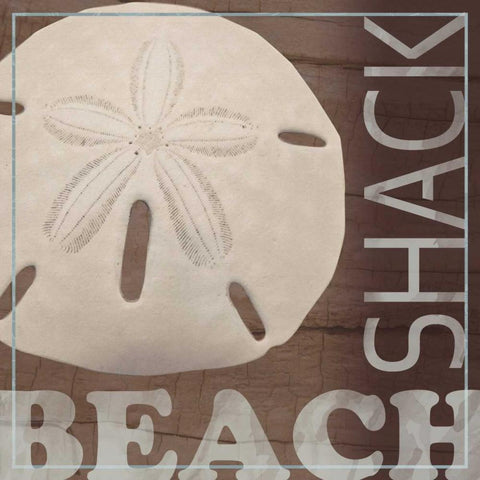 Beach Shack White Modern Wood Framed Art Print by Gibbons, Lauren