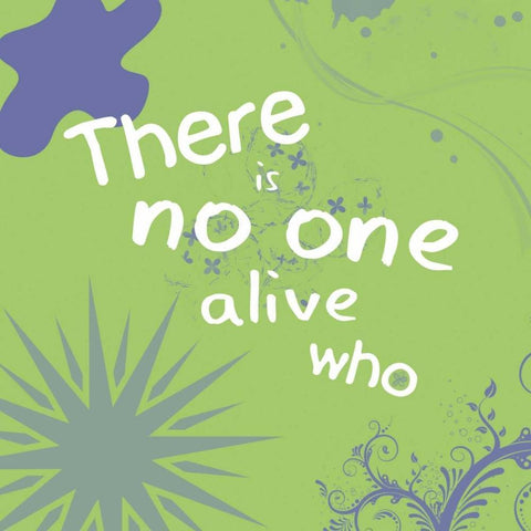 No One Alive White Modern Wood Framed Art Print by Gibbons, Lauren