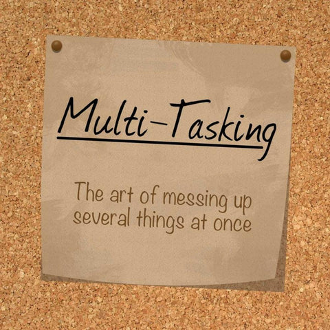 Multi Tasking Cork Black Ornate Wood Framed Art Print with Double Matting by Gibbons, Lauren