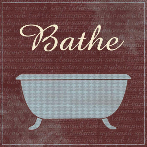 Bathe Black Modern Wood Framed Art Print by Gibbons, Lauren