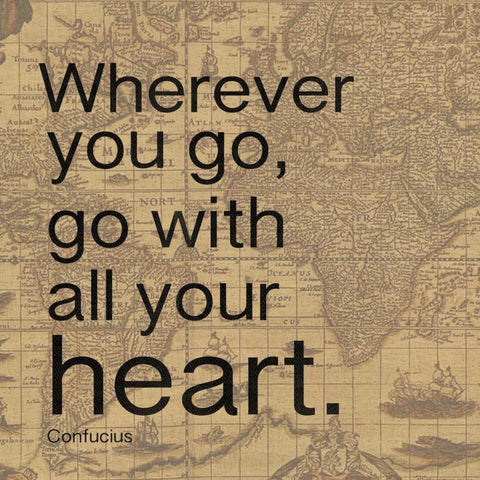 All Your Heart Black Modern Wood Framed Art Print by Gibbons, Lauren