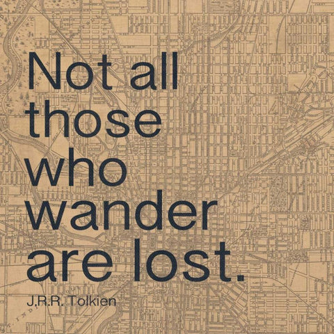 Wander Black Ornate Wood Framed Art Print with Double Matting by Gibbons, Lauren