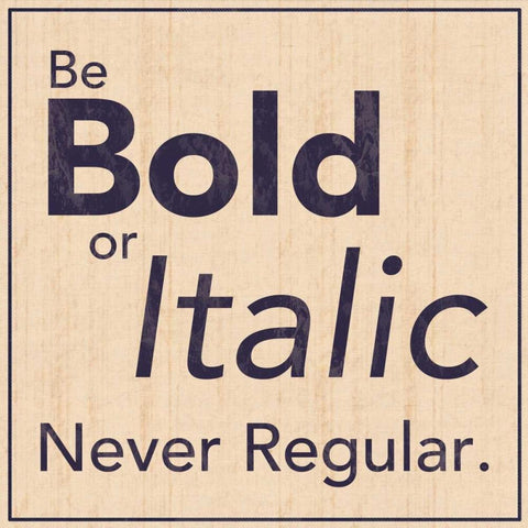 Never Regular Black Modern Wood Framed Art Print by Gibbons, Lauren