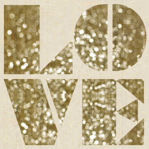 Love White Modern Wood Framed Art Print by Gibbons, Lauren