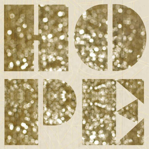 Hope White Modern Wood Framed Art Print with Double Matting by Gibbons, Lauren