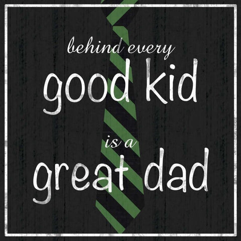Great Dad Gold Ornate Wood Framed Art Print with Double Matting by Gibbons, Lauren