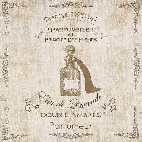 Parchment Bath Atomizer Black Modern Wood Framed Art Print by Gibbons, Lauren