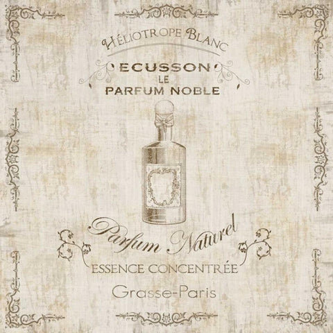 Parchment Bath Perfume 2 Black Ornate Wood Framed Art Print with Double Matting by Gibbons, Lauren