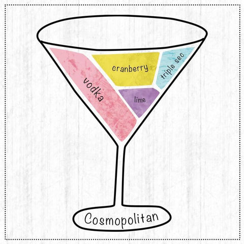 Cosmo Black Modern Wood Framed Art Print by Gibbons, Lauren