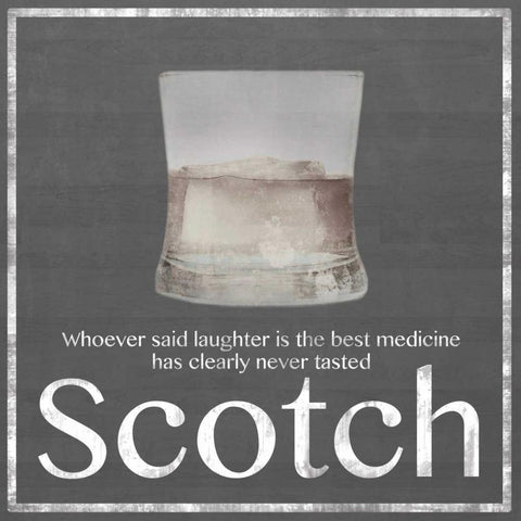 Scotch White Modern Wood Framed Art Print by Gibbons, Lauren