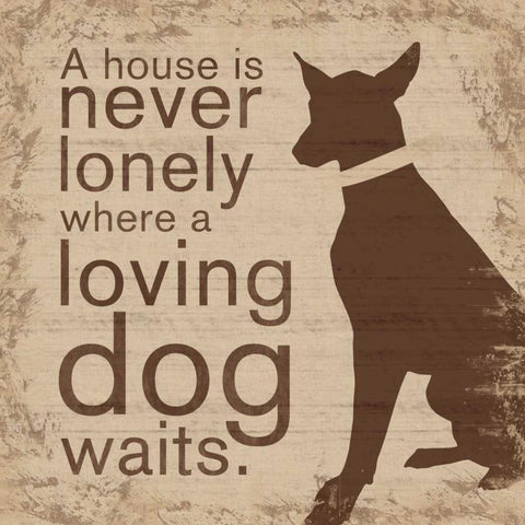 Lonely House Black Modern Wood Framed Art Print by Gibbons, Lauren