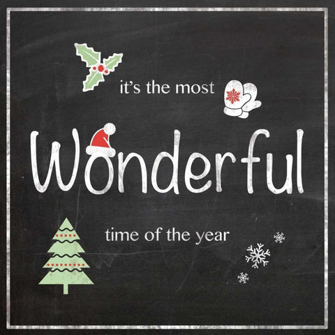 Wonderful Time White Modern Wood Framed Art Print by Gibbons, Lauren
