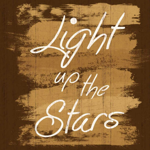 Light Stars Black Modern Wood Framed Art Print by Gibbons, Lauren
