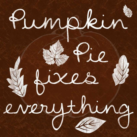 Pumpkin White Modern Wood Framed Art Print by Gibbons, Lauren