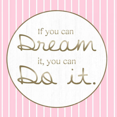 Dream And Do Black Modern Wood Framed Art Print by Gibbons, Lauren
