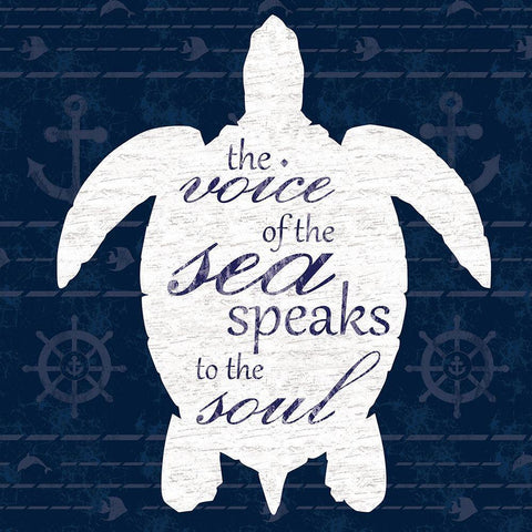 Turtle Talk Black Modern Wood Framed Art Print by Gibbons, Lauren