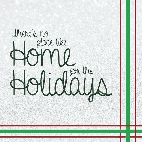Holidays At Home Black Ornate Wood Framed Art Print with Double Matting by Gibbons, Lauren