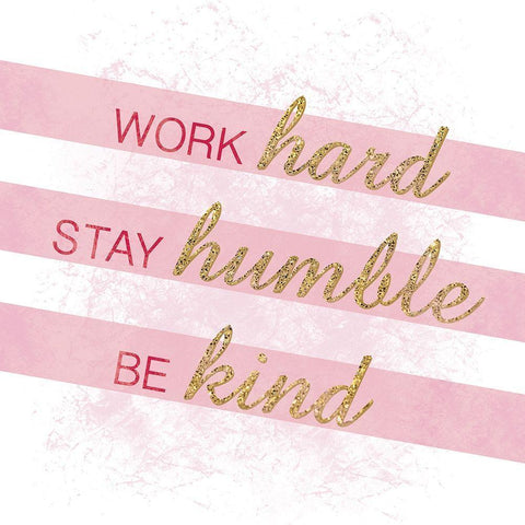 Humble Kind White Modern Wood Framed Art Print by Gibbons, Lauren