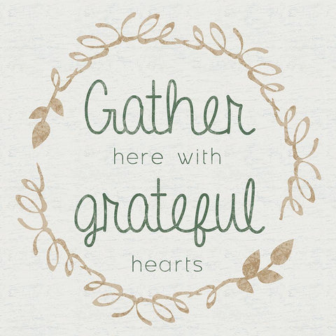 Grateful Black Modern Wood Framed Art Print by Gibbons, Lauren