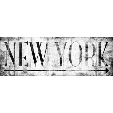 NEW YORK WHITE White Modern Wood Framed Art Print by Grey, Jace