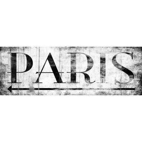 PARIS WHITE White Modern Wood Framed Art Print by Grey, Jace