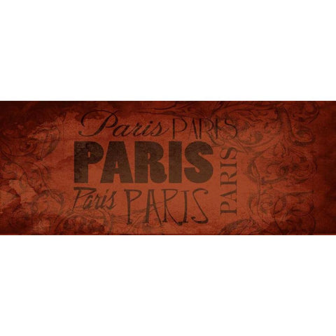 Paris White Modern Wood Framed Art Print by Grey, Jace