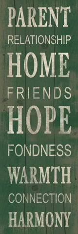 TYPOGRAPHY Black Ornate Wood Framed Art Print with Double Matting by Grey, Jace