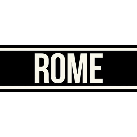 ROME Gold Ornate Wood Framed Art Print with Double Matting by Grey, Jace