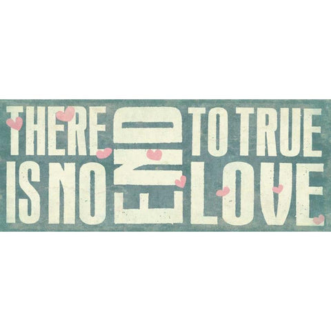 True Love 2 Black Modern Wood Framed Art Print with Double Matting by Grey, Jace