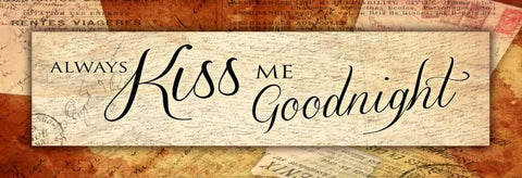 Kiss Black Ornate Wood Framed Art Print with Double Matting by Grey, Jace