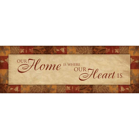 Home Gold Ornate Wood Framed Art Print with Double Matting by Grey, Jace