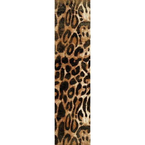 Animal Print1 Black Modern Wood Framed Art Print with Double Matting by Grey, Jace