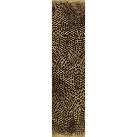 Animal Print2 Gold Ornate Wood Framed Art Print with Double Matting by Grey, Jace